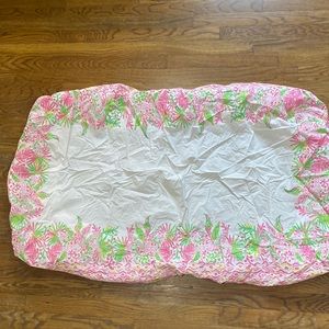 Lilly Pulitzer crib sheet!